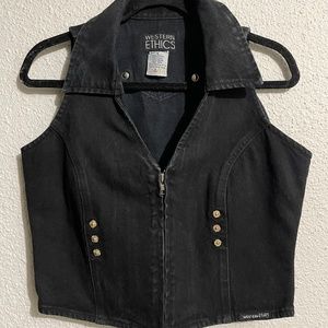 Western ethics Jean vest